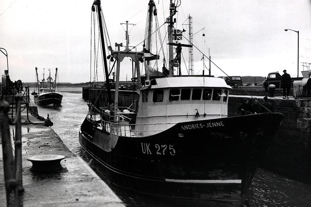 Many types of fishing vessels sailed into Fleetwood docks over the years. They ranged from four-masted sailing barques to warships. In the 70s, fleets of Dutch trawlers targetted sole and plaice in the the Irish Sea and established user rights