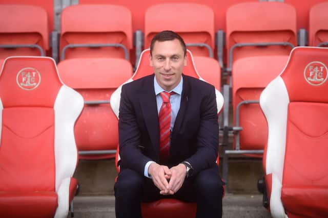 Scott Brown wants his Fleetwood side to get in opponents' faces