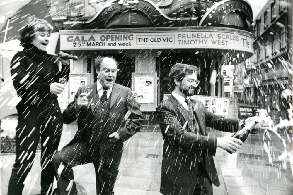 Prunella Scales and Timothy West at the re-opening of the Blackpool Grand Theatre. Picture Sent in by Roy Payne