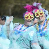 Blackpool Bubble Rush in aid of Brian House Children's Hospice at Lawson's Showground