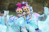 Blackpool Bubble Rush in aid of Brian House Children's Hospice at Lawson's Showground