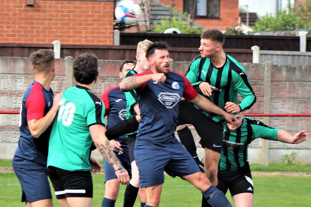 Sunday Alliance action from Highfield Social v Golden Eagle Picture: KAREN TEBBUTT