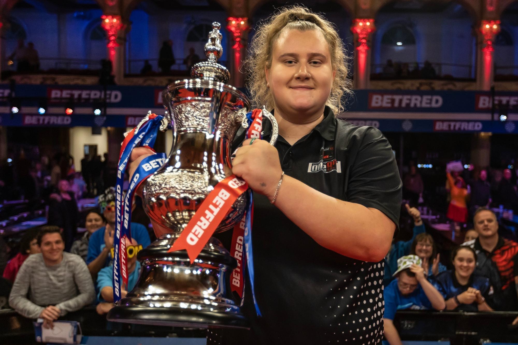 Betfred Women's World Matchplay champion will make Blackpool return