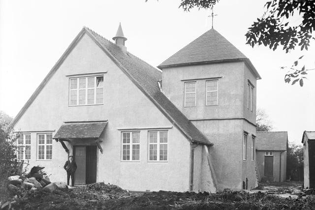 Newly built St Chad's Church Hall, Vicarage Road, Poulton
