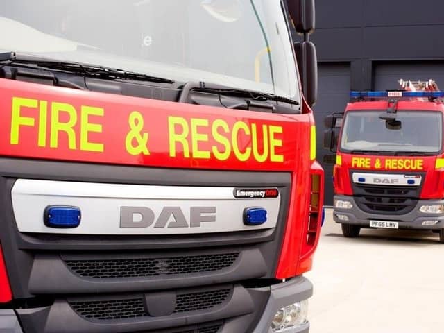 One person was treated for the effects of smoke inhalation following a fire in Poulton