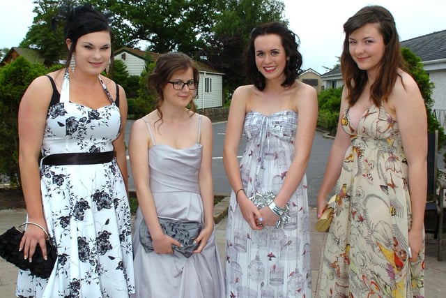 St Bede's Catholic Hig:  Hannah Mumby, Grace Starkie, Claire Gaughan and Katie Yates