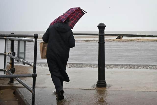 An amber warning for wind has been issued for most of Lancashire. 