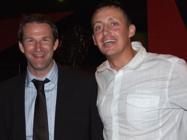Blackpool Football Club Party - Simon Grayson and Darren Mason