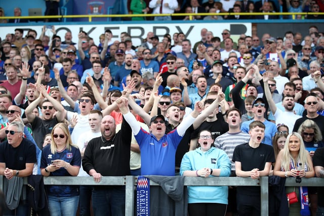 Number of Carlisle fans present: 4,407