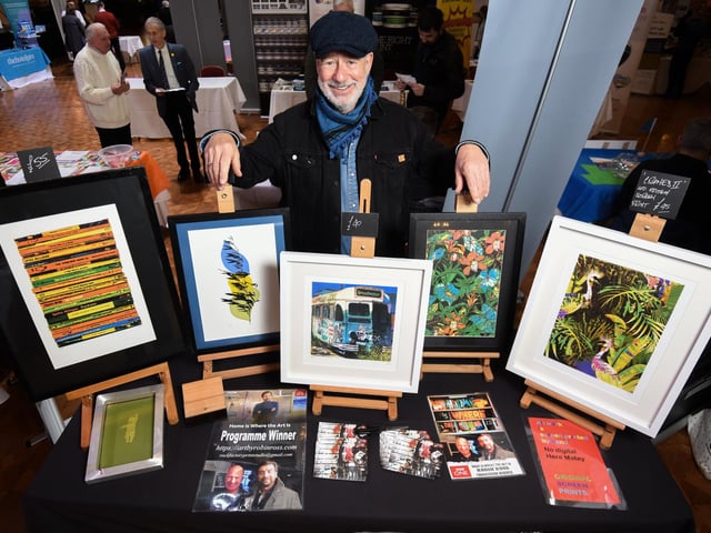 Artist Robin Ross was among the many Fylde coast  folk showing off what they have to offer. He said: "It's good to see the sheer diversity of businesses here in Blackpool. It is a great representation of what the town can do."
Robin said he had recently been working on a project to show people how to do screen printing.