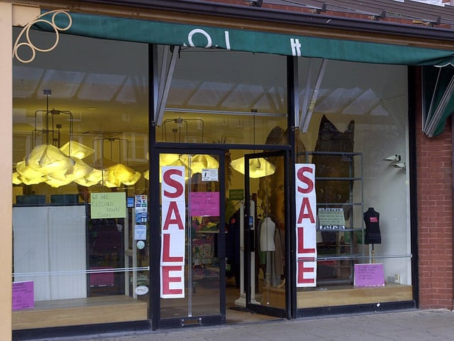Benetton had stores in Blackpool and St Annes
