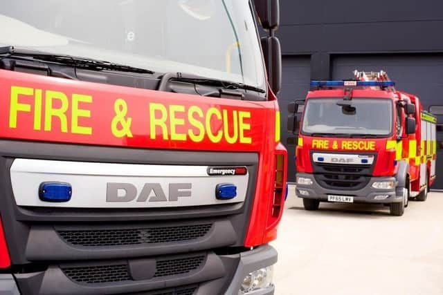 Four fire engines responded after a tractor went up in flames in Singleton
