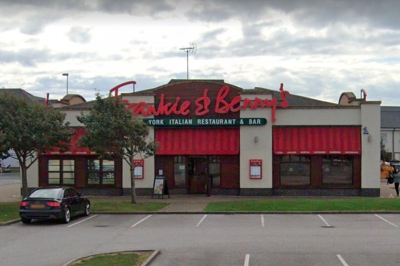 Frankie & Benny’s / Rigby Road, Blackpool FY1 5EP / Last inspected: February 1, 2023 / You can order via: deliveroo.co.uk, ubereats.com, just-eat.co.uk