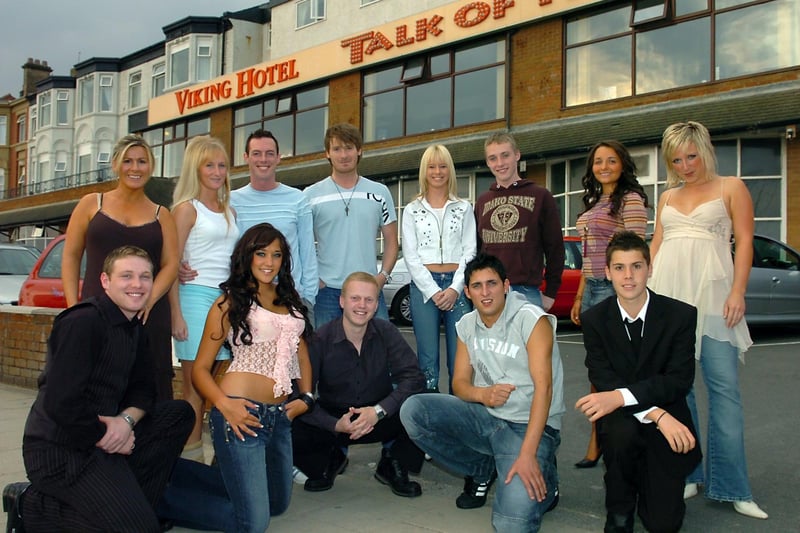 Star Trail final at The Talk of the Coast in 2006. Back, from left, Louise Davis, "SH-BANG", Mark Edmundson, January Woodhead, Daniel Fox, Soraya Mafi and Jodie Lawson. Front, from left, Chris Tame, Angele Flukes, Paul Michaels, Marc Gunjal and Aiden Grimshaw.