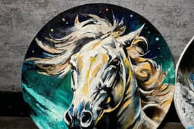 One of the paintings that will be on display at Martyna Pichalska's exhibition "Wild at Heart" .