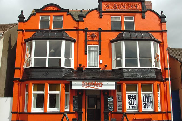 The Sun Inn, Bolton Street, Blackpool was mentioned time and time again. Here it is painted Tangerine in support of Blackpool FC