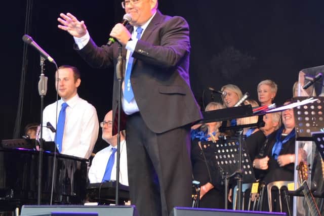 Graham Warrington, conductor of the Lytham St Annes Community Choir.