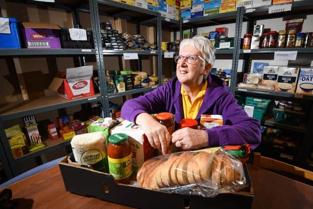 Project manager Linda Salkeld at Fylde Foodbank in St Annes