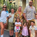 Tyson, 35, and Paris, 33, have Prince John James, 11, Prince Tyson II, seven, and four-year-old Prince Adonis Amaziah, as well as daughters Venezuala Lynda, 14, Valencia Amber, five, and two-year-old Athena Amour. Credit: Paris Fury on Instagram.
