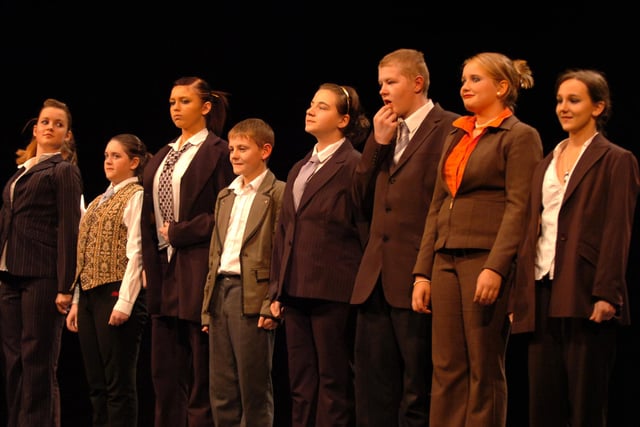 Fulwood Academy perform King Lear at the Shakespeare for Schools Festival held at the Charter Theatre in Preston