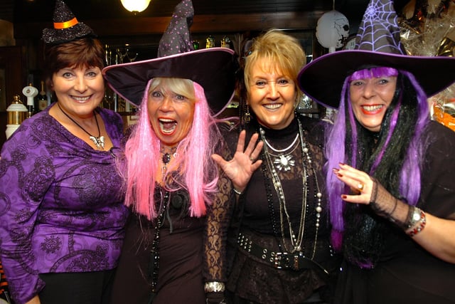 This was at the Hole in One when Blackpool and Fylde Ladies Tea Club held a Halloween charity event. Brilliant costumes from Sue Chatterton, Pauline Servant, Kanet Brakewell, and Fiona Brabin