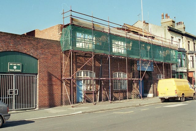 Demolition of old Fleetwood Learner Pool, Preston Street, Fleetwood in 2000