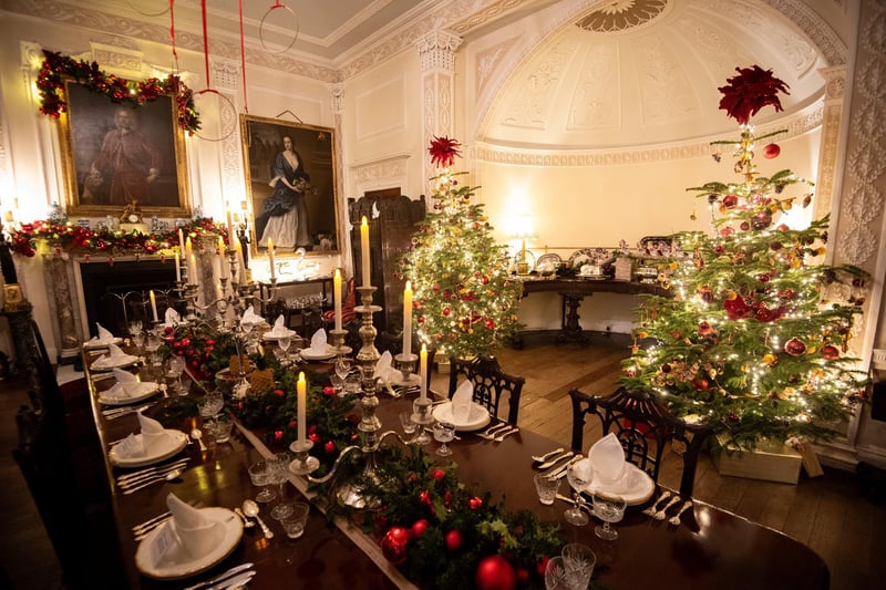 A Not So Silent Night at Lytham Hall which has been decorated for Christmas with musical themed rooms.