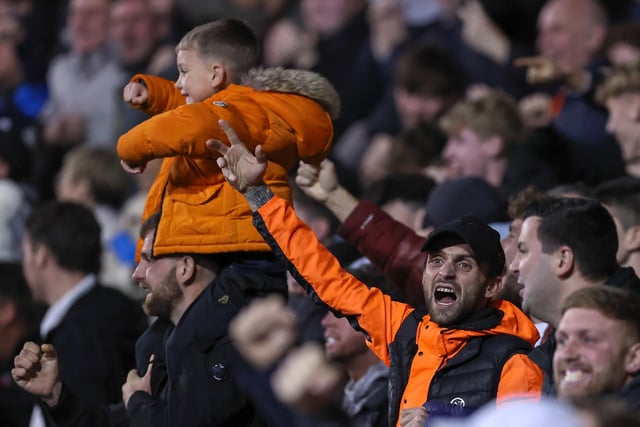 Seasiders supporters watched their side come from two goals down against Wigan Athletic.