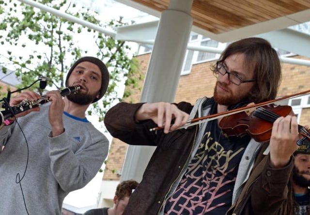 Music act Tantz performing in the Waterdale Centre.