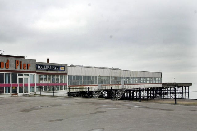 The pier was destroyed by fire in 2008