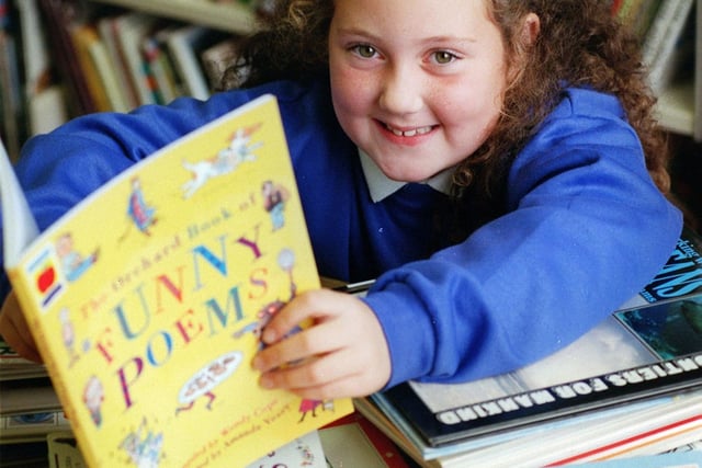 Shelley Davis of Holy Family Primary School was the winner of a national poetry competition, 1999