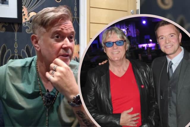 Darren Day talks about why Blackpool is so special to him. Right: Darren Day with his idol and friend, Joe Longthorne.