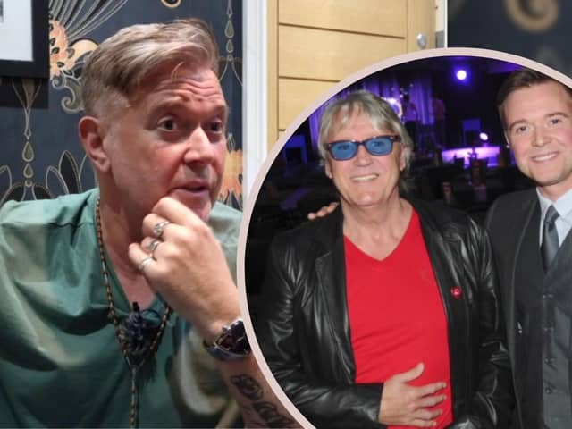 Darren Day talks about why Blackpool is so special to him. Right: Darren Day with his idol and friend, Joe Longthorne.