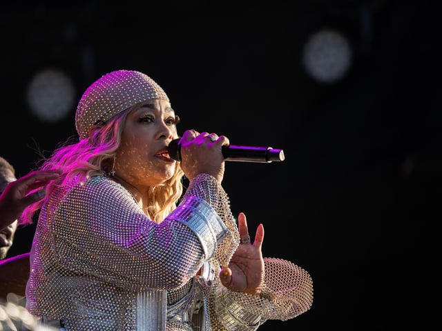 Tionne "T-Boz" Watkins of TLC performs onstage