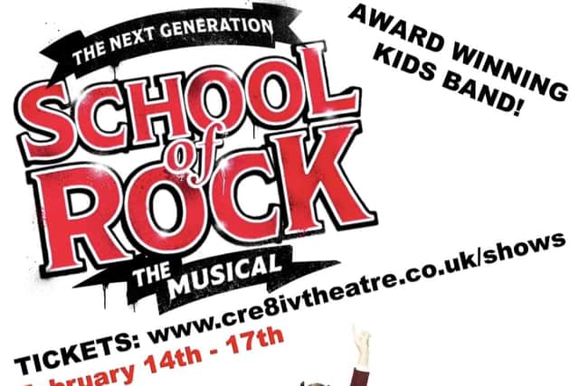 CRE8IV Theatre Company to bring School Of Rock premiere to Blackpool February 14-17. Photo: Chris Higgins
