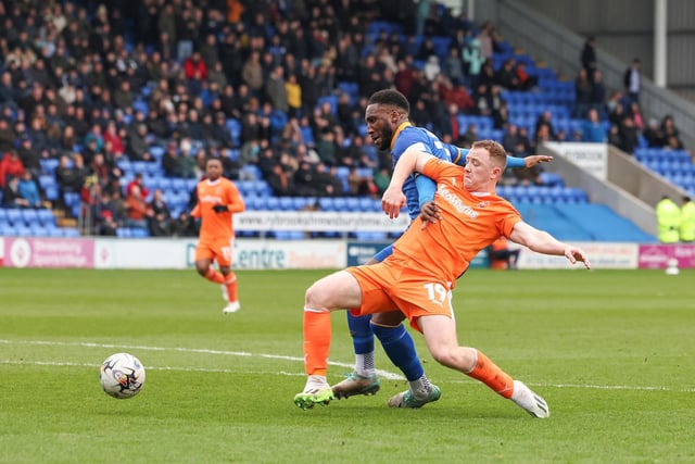 Shayne Lavery had an effort blocked in the early stages of the game but beyond that there weren't too many other opportunities for the striker.