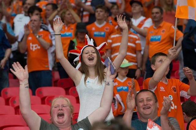 Gallery: 43 photos of Blackpool fans backing their team at Wembley on ...