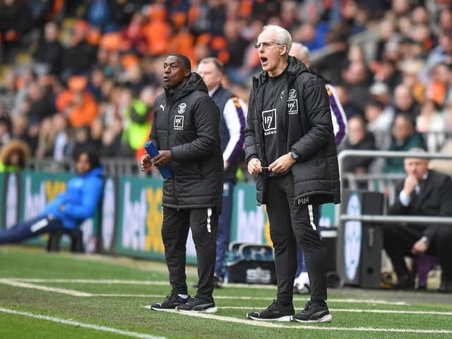 Mick McCarthy with assistant Terry Connor