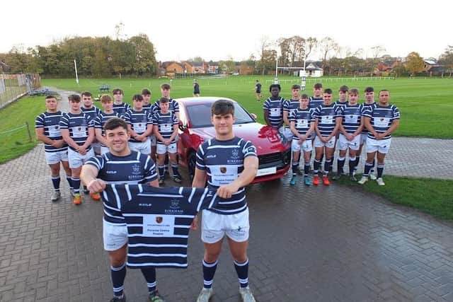 John Roddam Rugby Porsche motor dealers to sponsor Kirkham Grammar School rugby team