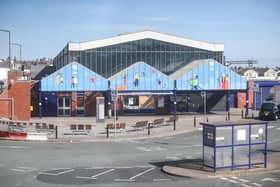 Blackpool North train station resembled a ghost town on Tuesday as it was is closed due to the national rail strike