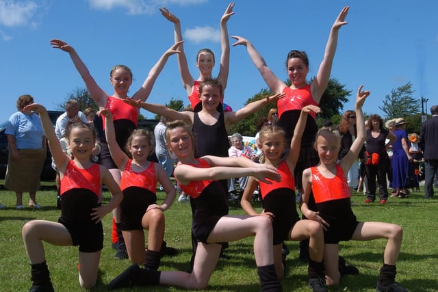 The Showtimers from The Dance Place in Blackpool entertained the crowd at Norcross and Staining Gala before the crowning