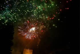 Scenes from a previous Clitheroe Castle Bonfire and Fireworks Display