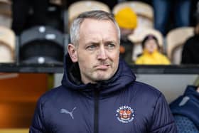 Neil Critchley continues to be linked to the Plymouth Argyle job. The Blackpool boss previously dismissed the links. (Photographer Andrew Kearns / CameraSport)