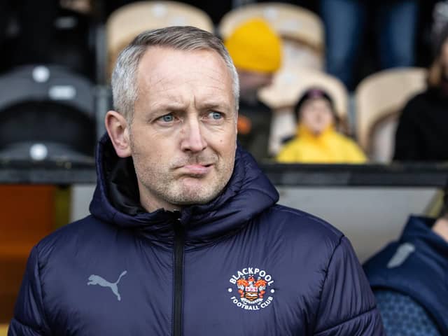 Neil Critchley continues to be linked to the Plymouth Argyle job. The Blackpool boss previously dismissed the links. (Photographer Andrew Kearns / CameraSport)