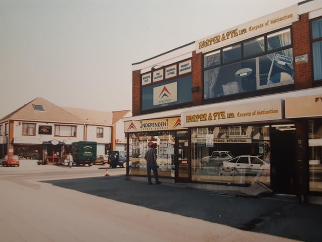 Victoria Road West in 1995 - Independent Estate Agents and Harper and Pye