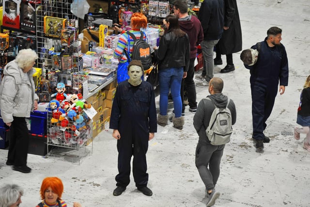 Halloween favourite Michael Myers even made an appearance at Horror Comic Con at Winter Gardens, Blackpool.
