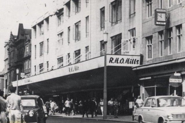 The exterior of the RHO Hills store before the 1967 fire. Sent in by Tony Hales