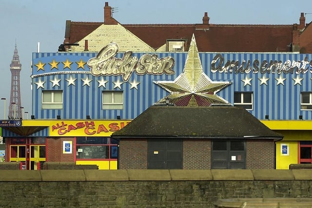 The former Lucky Star arcade in Blackpool was used as the backdrop in the 2004 comedy 'Blackpool' starring David Morrissey and David Tennant. It was demolished to make way for Wetherspoon's Velvet Coaster pub