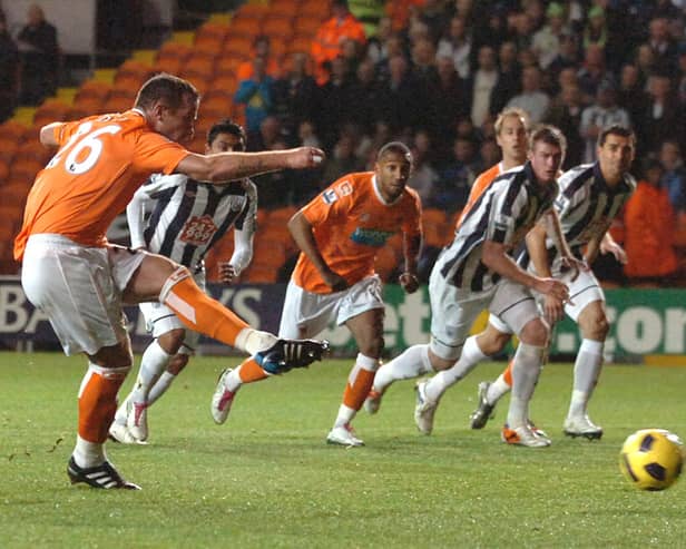 Charlie Adam slots home a first-half penalty