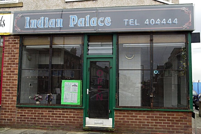 The Indian Palace takeaway in 2003